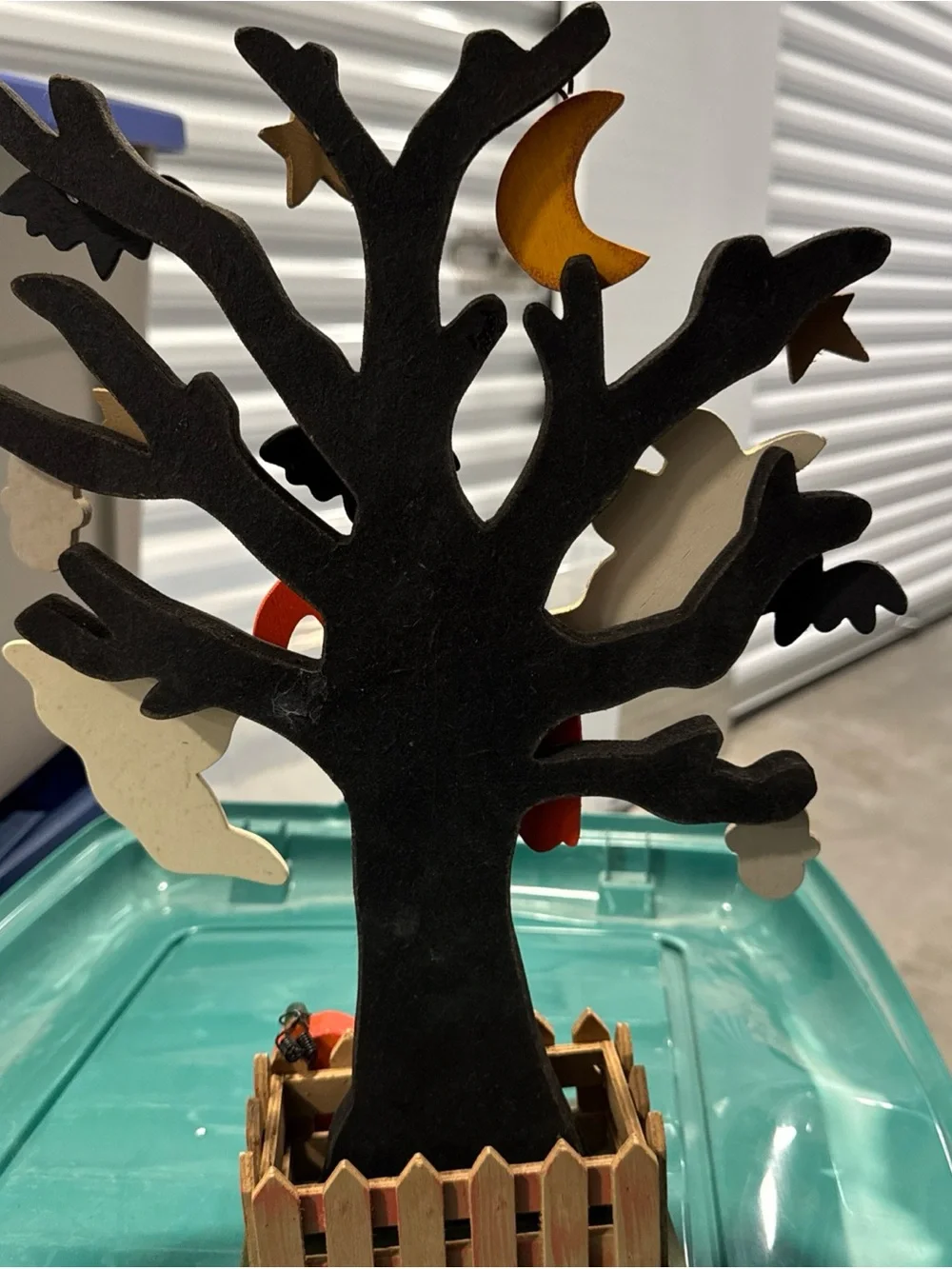 Target Halloween Boo Tree Decor - Black, Orange, Cream